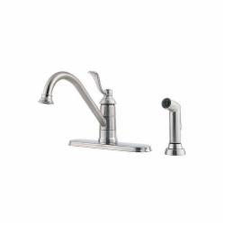 Pfister&reg; Portland&trade; 34 Single Handle Kitchen Faucet, 2.2 gpm at 60 psi, Stainless Steel
