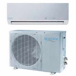 Quietside QSHE-123 13 SEER Single Zone High Wall Heat Pump, 12000 BtuH, 14A