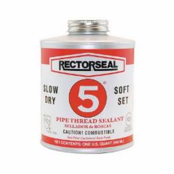 RectorSeal® No. 5® Lead-Free Pipe Thread Sealant, 1 qt Can, Yellow