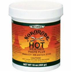 Nokorode® Hot Weather Paste Solder Flux, 16 oz, Jar, Tan/Gold to Black; 12/Case