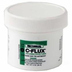 C-Flux® Soft Paste Solder Flux, 3 oz, Jar, Gray; 48/Case