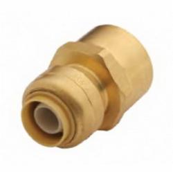 SharkBite® U068 Chrome Plated Forged Brass Reducing Connector, 1/2 inch x 3/4 inch, FNPT x FNPT