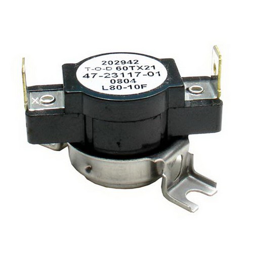 Protech® 47-23117-01 1-Pole General Purpose Auto Reset Limit Control Switch, 25A, 230VAC, Gray