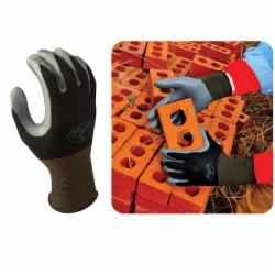 Atlas® Knit Wrist Multi-Purpose Glove, Dark Gray/Black