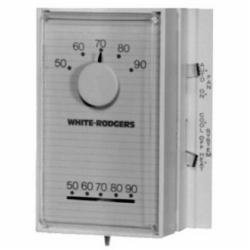 White Rodgers 1E56-444 Low Voltage Mechanical Heating/Cooling Thermostat, 24V, 50 to 90 Deg F