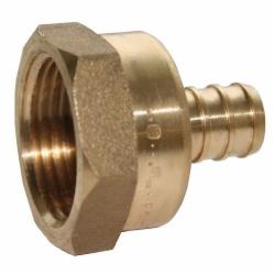 Brass PEX Adapter, 3/4 inch x 3/4 inch, PEX Barb x FIP