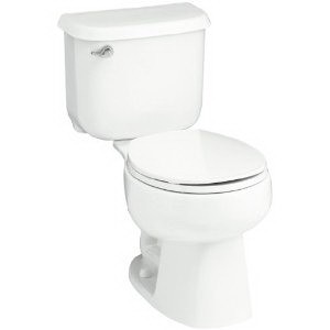Sterling® Windham™ Left Trip Lever Vitreous China Toilet Tank, 1.6 gpf, White