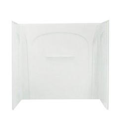 Sterling® Acclaim 7109 3-Piece High-Gloss Bath/Shower Wall Set, 60 inch x 31-1/2 inch x 55-1/2 inch, White