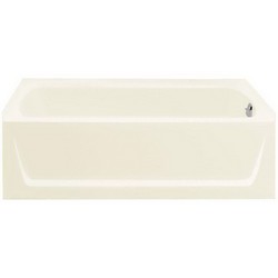 Sterling® Ensemble™ 7117 Right Hand Drain Apron Mount Vikrell™ Bathtub, 60 inch x 30 inch x 18 inch, Biscuit