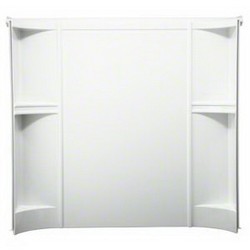 Sterling® Accord 3-Piece High-Gloss Shower Wall Set, 60 inch x 30 inch x 55 inch, White