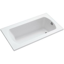 Sterling Lawson™ 7126 Dual Mount Rectangular Solid Vikrell Drop-In Tub, 60 inch L x 32 inch W x 20-5/16 inch D, White