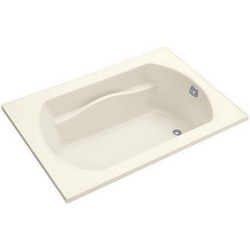 Sterling Lawson™ 7128 Tile-In Rectangular Solid Vikrell Drop-In Tub, 60 inch L x 42 inch W x 20 inch D, Biscuit