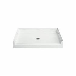 Sterling 72261100 Accord® Vikrell® Rectangular Shower Receptor, White, 48 inch L x 36 inch W