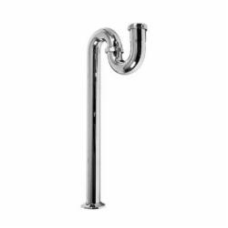 Harvey 2720-1 22 ga Budget Brass Tubular S-Trap Without Cleanout, 1-1/2 x 20 inch, Polished Chrome