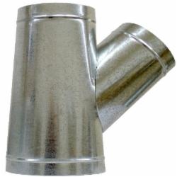 Green Metal 276 45 Deg Steel Stub Wye, 12 inch x 10 inch x 8 inch, Galvanized