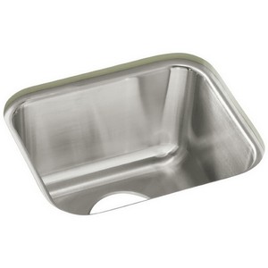 Sterling Springdale Single Bowl 19 Guage Stainless Steel Undercounter Secondary Kitchen Sink, 14 inch x 12 inch, 7 inch Deep