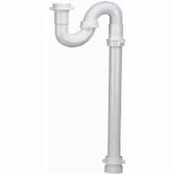 Watts 512 666 PVC Universal S-Trap, 1-1/2 x 1-1/4 inch, White