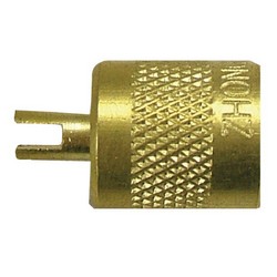 Supco® SF2250 Heavy Duty Round Textured Brass Cap with Neoprene Seal