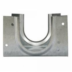 S33023 4-Hole Triple Stud Shoe, Galvanized; 10/Carton