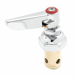 T&S 002714-40 Metal External Hot Right Hand Spindle Assembly, Chrome, 2-1/2 inch L x 3-1/8 inch H