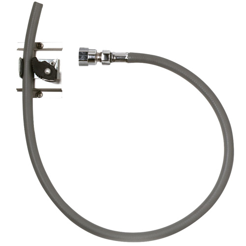 T&S Brass™ Stainless Steel Hose Bracket with 3 ft Rubber Hose, 24 inch