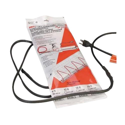 Raychem® Guardian Waterproof Self-Regulating Heating Cable, 18 ft, 120V/6W