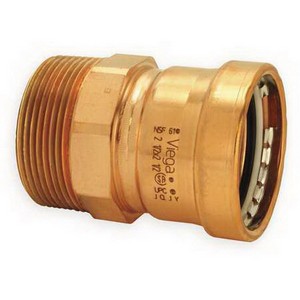 ProPress XL Copper Adapter, 3 inch x 3 inch, Press x MNPT; 1/Pack