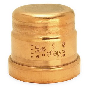 ProPress XL Copper Cap, 2-1/2 inch x 2-1/11 inch, Press; 1/Pack