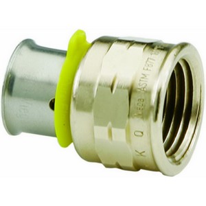 PureFlow 91540 Bronze Lead Free Adapter, 3/4 inch x 3/4 inch, PEX Press x FNPT