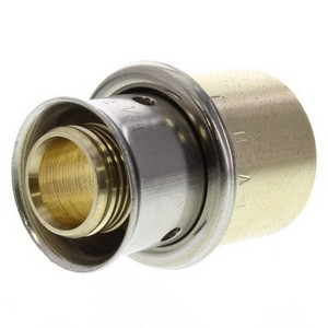 FostaPEX PureFlow Bronze Adapter, 1/2 inch x 1/2 inch, Press x Sweat; 10/Pack