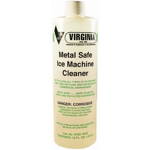 Parker Metal Safe Ice Machine Coil Cleaner and Scale Remover, 16 oz, Bottle, Colorless
