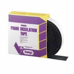 Virginia KMP K-501 Insulation Premium Foam Tape, 30 ft x 3 inch, Black