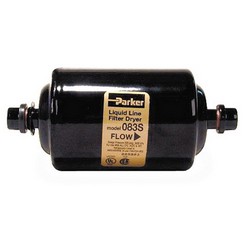 Parker® V2A Bi-Flow Liquid Line Filter-Drier, 3/8 inch ODF Sweat, 9 to 12 kW