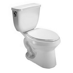 Vortens® 3113 Vienna EL DF 12 inch Rough-In Vitreous China Elongated Front Toilet Bowl, 1.6 gpf, White