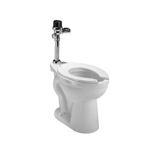 Vortens® 3114 Vienna 10 inch Rough-In ADA Vitreous China Elongated Front Toilet Bowl with Top Spud, 1.28 gpf, White