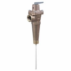 Watts 40XL-4 Bronze Automatic Reseating Temperature And Pressure Relief Valve, 150 psi, 500000 BtuH