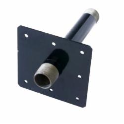 WardFlex® 394 Black Paint Steel Meter Stub Out, 3/4 inch x 3/4 inch, MNPT x MNPT