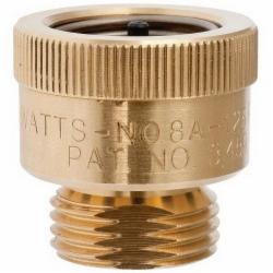 Watts LF8B Lead-Free Rubbed Bronze Copper Silicone Alloy Vacuum Breaker, 3/4 inch x 3/4 inch, Female Hose Thread Inlet x Male Hose Thread Outlet