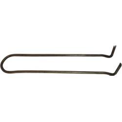 Plain Steel Pipe Hook, 3/4 inch x 10 inch