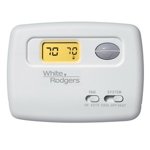 White-Rodgers™ 70 1 Heat/1 Cool Non-Programmable Digital Thermostat, White