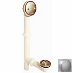 Watco® 500-PP-PVC-CP 500 PVC Piping Push Pull® Complete Bath Waste Kit, 1-1/2 inch to 11-1/2 inch NPSM (Coarse Thread); 12/Carton