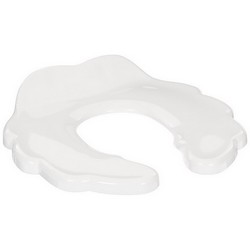 Zurn® Z5959 Open Front Elongated Child's Toilet Seat, 15-3/16 L x 13-5/16 inch W x 7/8 inch D, White