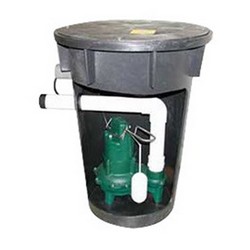 Zoeller® 120083 Pre-Assembled Underground Simplex Sewage Package with BN264 Pump, 4/10 HP, 115V
