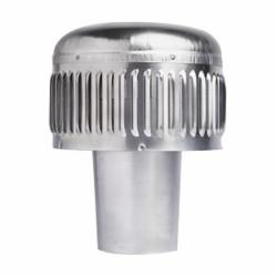 Metal Fab Aluminum Positive Twist Lock Style M B-Vent High Performance Double Wall Round Chimney Cap, 5 inch x 10 inch x 8.5625 inch