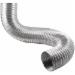 Deflect-o&reg; Non-Crimped Semi-Rigid Flexible Aluminum Duct, 4 inch x 8 ft