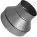 Snappy&reg; 265 Steel Reducer, 12 inch x 10 inch, 28 ga., Galvanized