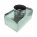 Snappy® 502 Top Outlet Steel Insulated Box, 10 inch x 10 inch x 8 inch, Galvanized