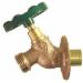 Arrowhead&reg; 255SW Heavy Duty Red Brass Solid Flanged Sill-Faucet, 1/2 inch x 3/4 inch, Sweat x Hose; 36/Master Pack