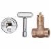 Arrowhead Brass AH258LF Straight Log Lighter Valve, 1/2 inch FPT