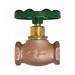 Arrowhead 800 Brass Straight Stop, 1/2 inch x 1/2 inch, FNPT x FNPT